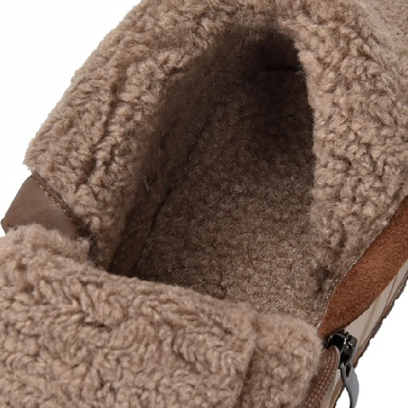 Casual Retro Warming Ankle Boots-4