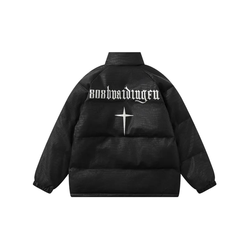 Fashionable Loose Quilted Jacket-1