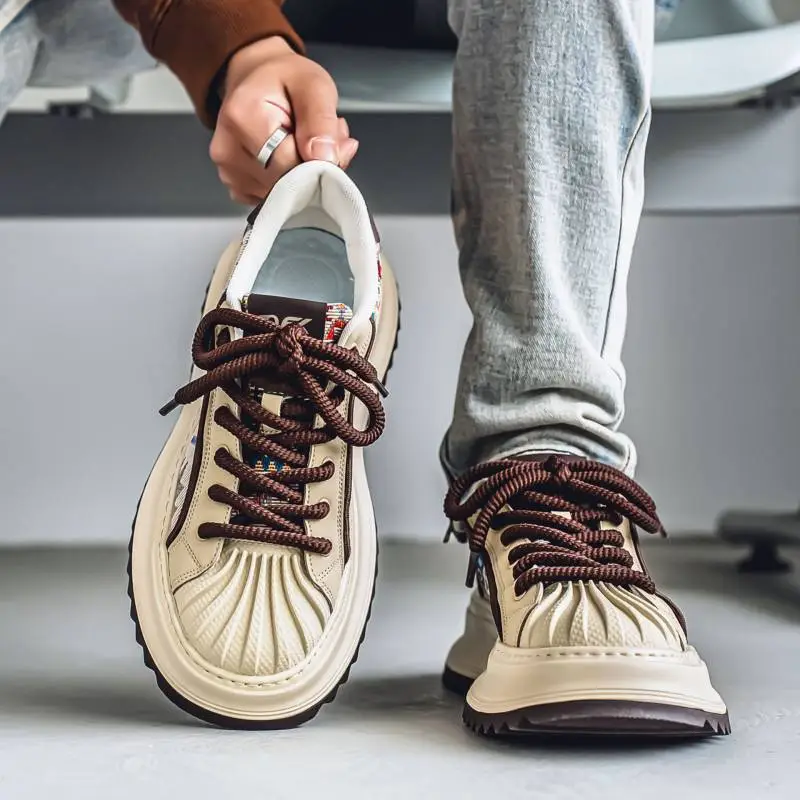 Sporty Contrast Color Lifestyle Shoes-1