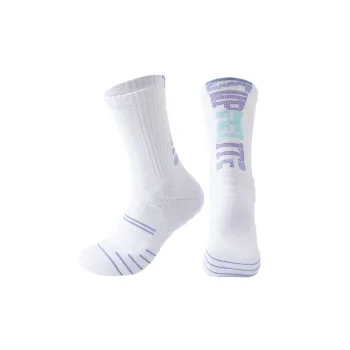 Casual Simple Polyester Cotton Mid Calf Sock