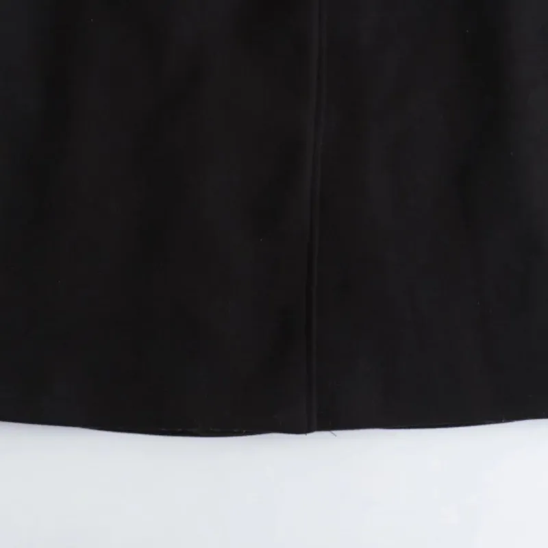 Simple Fashionable Woolen Fabric Coat-3