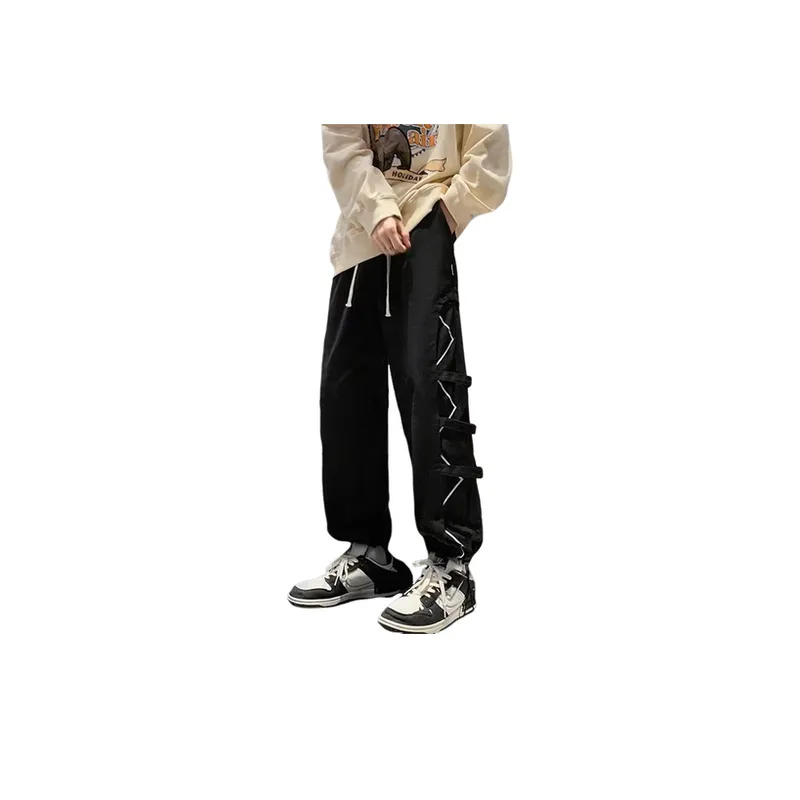 Loose Retro Workwear Jeans-0