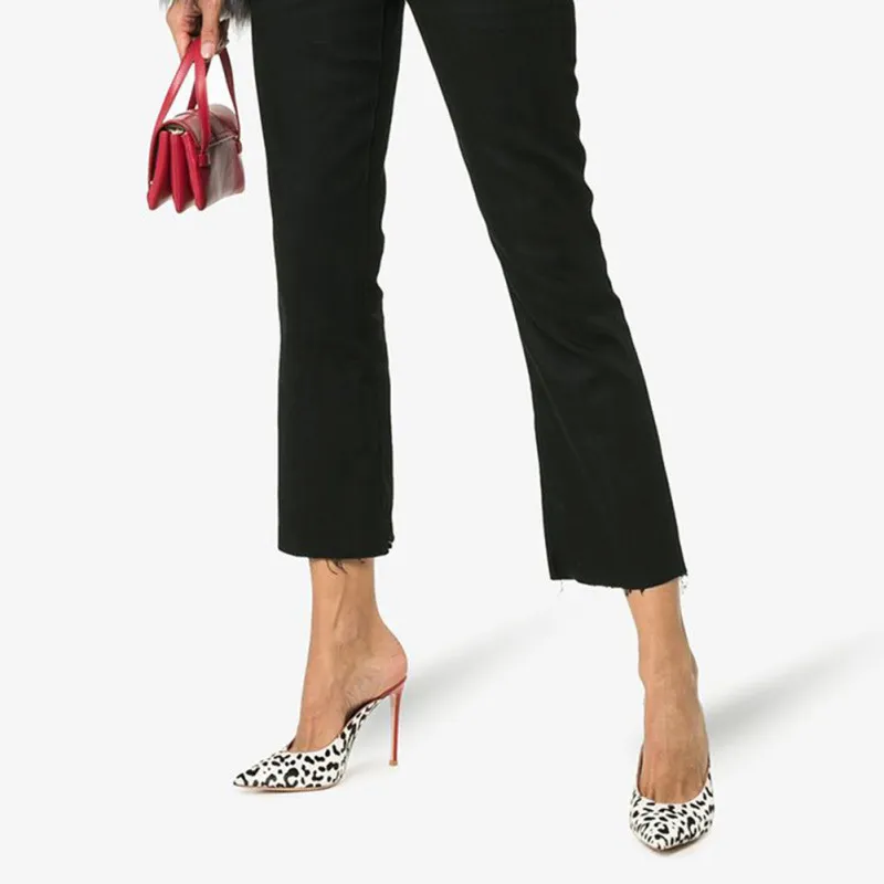 Fashion Leopard Print Mules-1