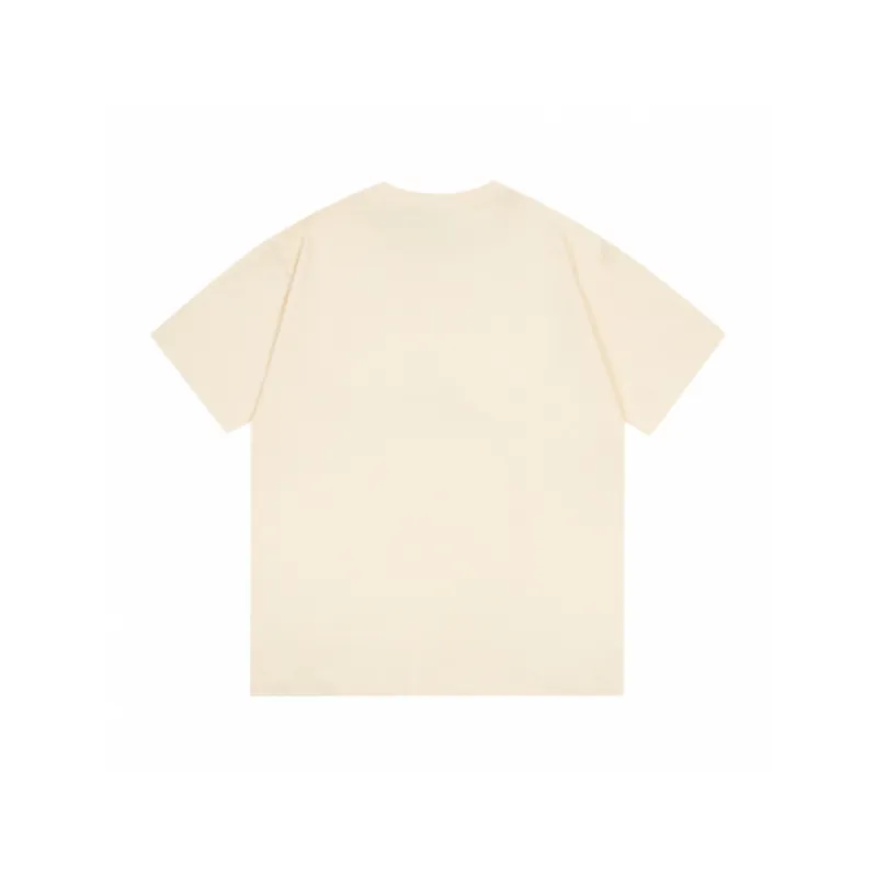 Spider Web Printing Loose Cotton T-shirt-11