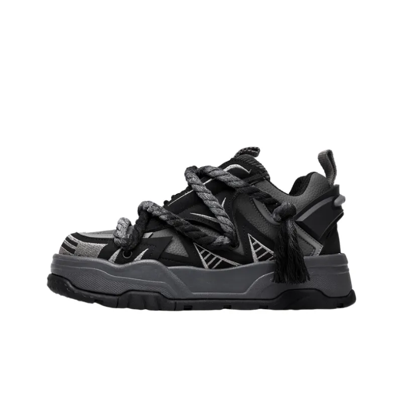 Niche Trendy Dirty Braid Strap Height Increasing Bread Shoes