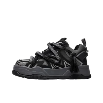 Niche Trendy Dirty Braid Strap Height Increasing Bread Shoes