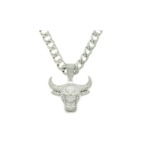 Three Dimensional Diamond Pendant Necklace