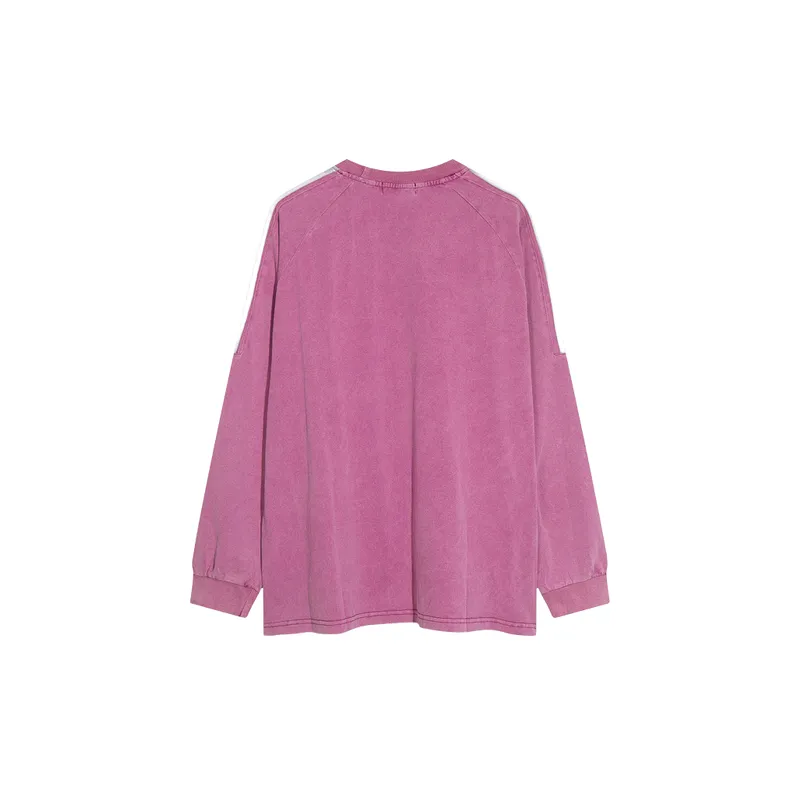 Embroidery Striped T Shirt-5