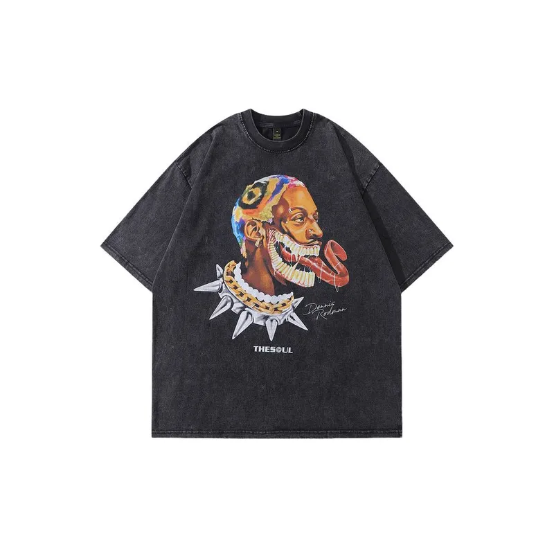 Hip Hop Trendy Rodman Oversized T shirt Swag OOTD