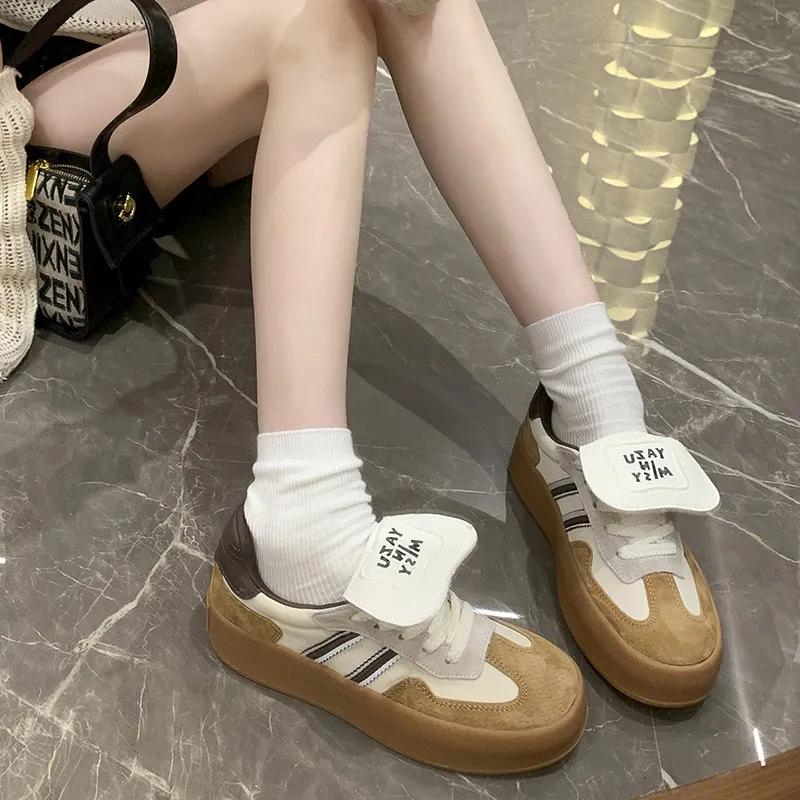 Casual Lace Up Platform Shoes-4
