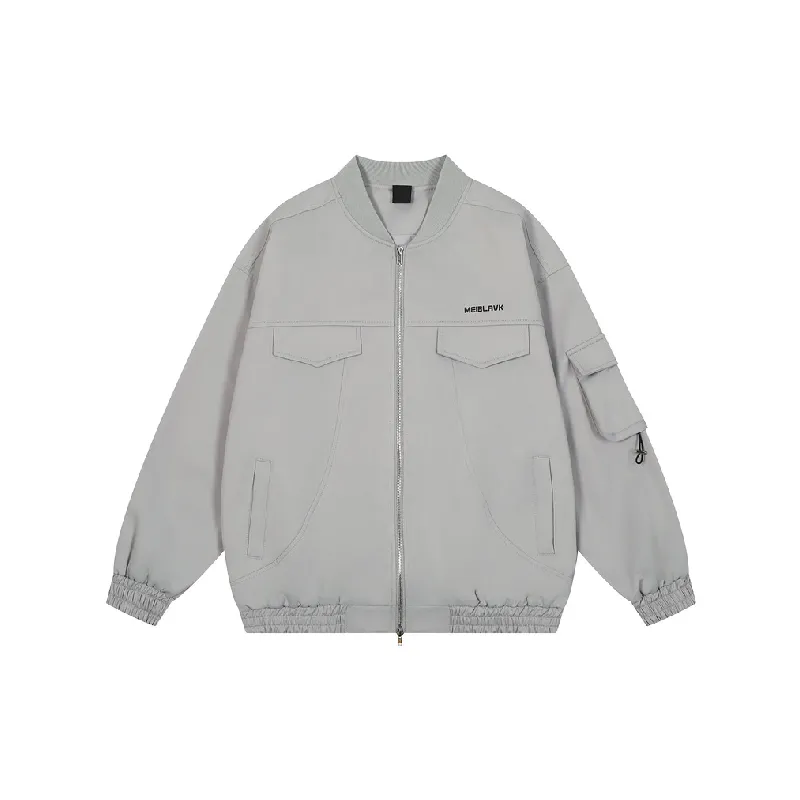 Casual Retro Loose Baseball Jersey-6
