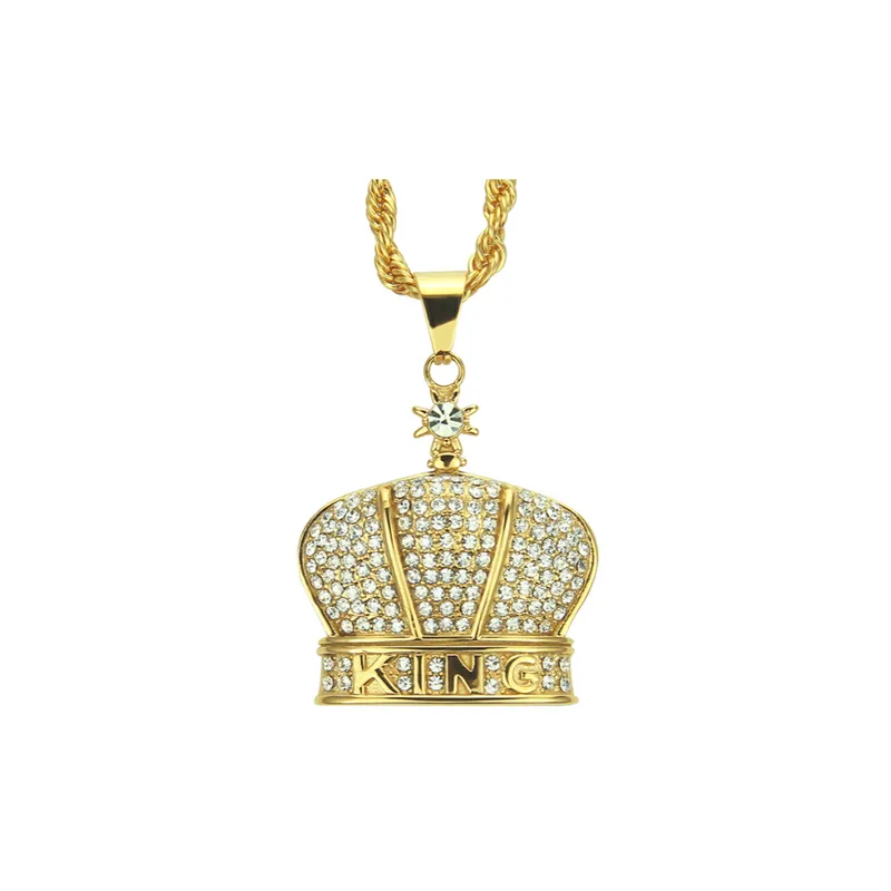 Crown Pendant Necklace-0