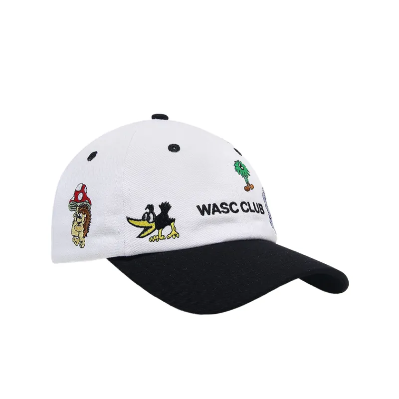 Color Matching Fun Animal Embroidery Baseball Cap