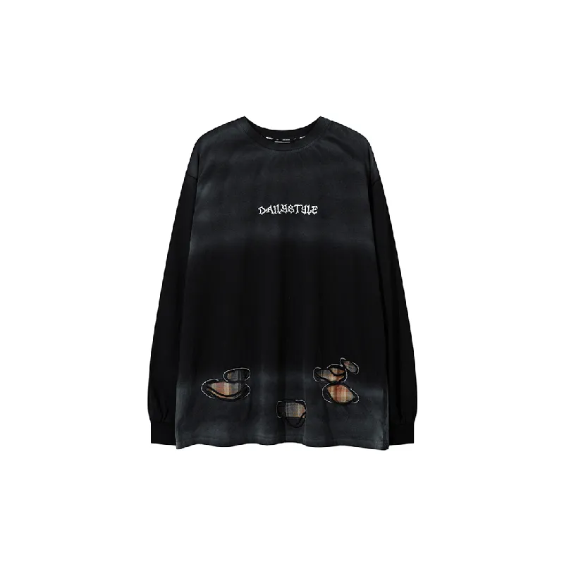 Street Ripped Cotton T Shirt-2