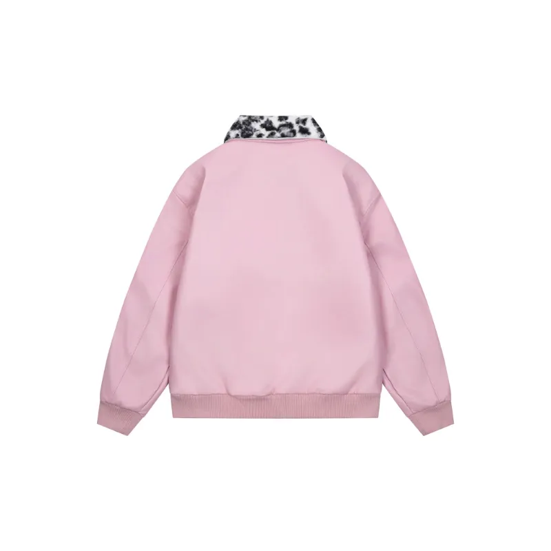 Retro Leopard Print Quilted Jacket-5