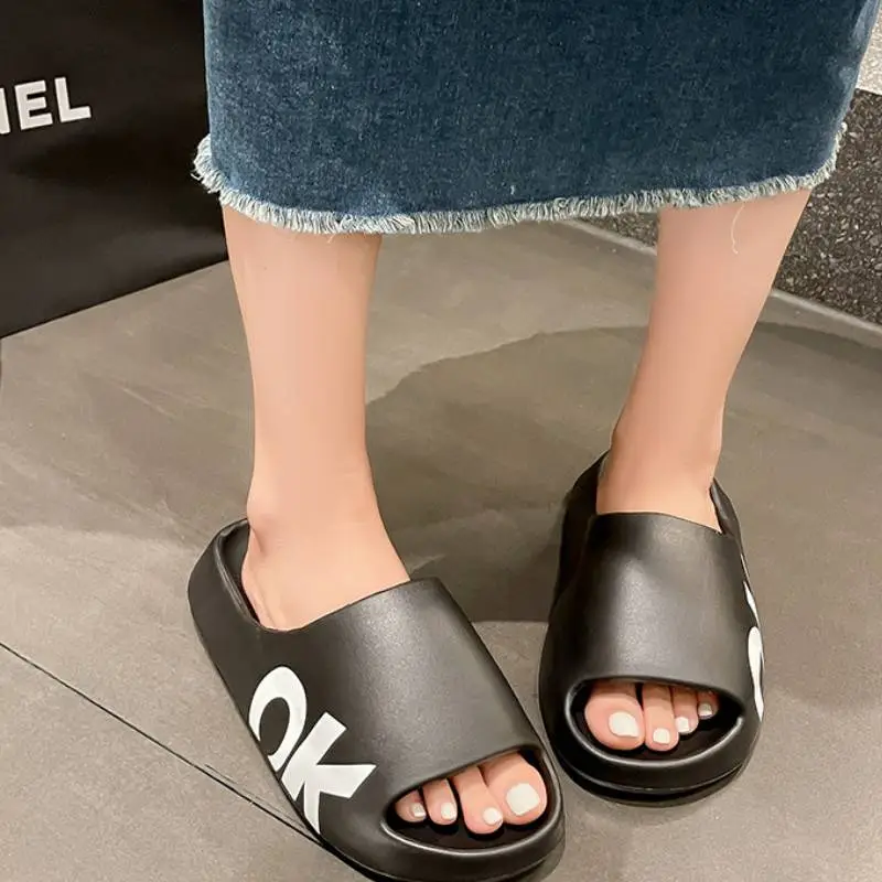 Casual Letter Flip Flops-2