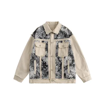 Retro Patchwork Denim Jacket