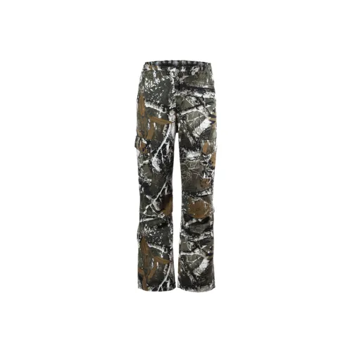 Retro Camo Cotton Casual Pants