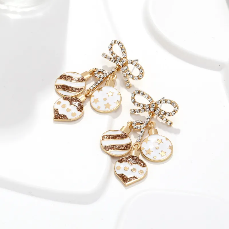 Fashionable Bow Earring-1