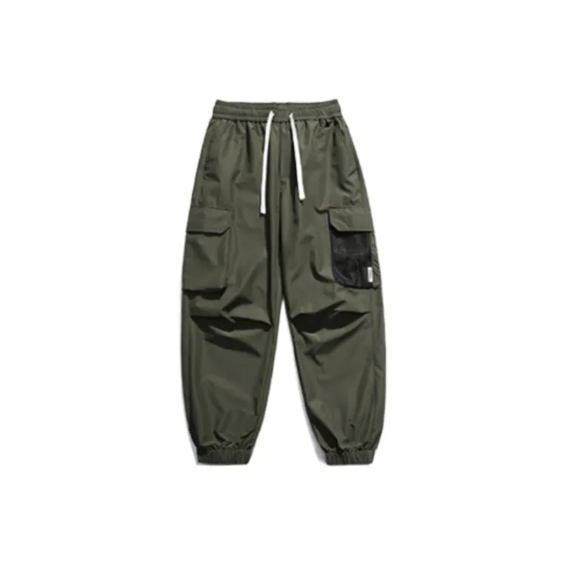 Multi pocket Functional Loose Pants-6
