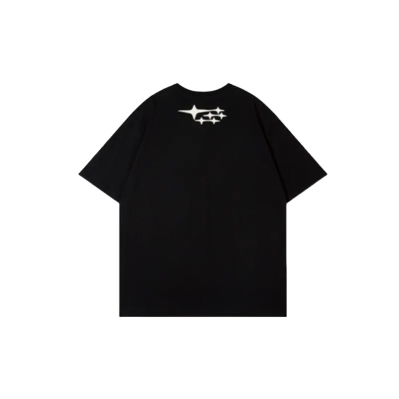 Casual Loose Combed Cotton T-Shirt-5