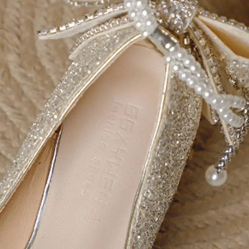 Basics Rhinestone High Heels-6