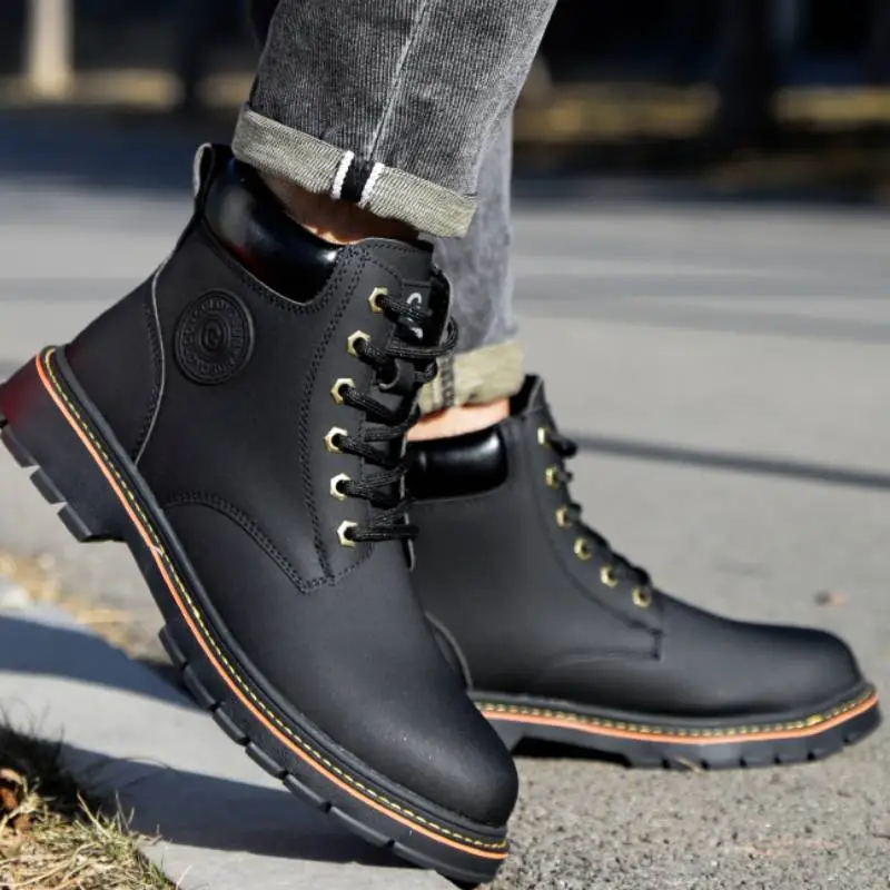 Casual Simple Outdoor Boots-3