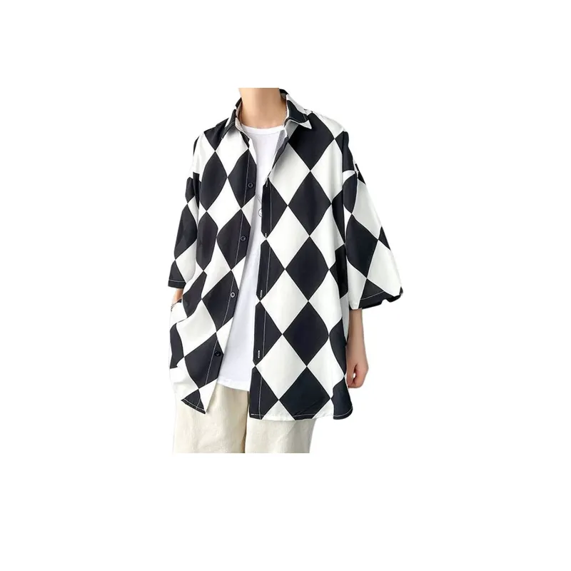 Ice Silk Short Sleeved Shirt-10