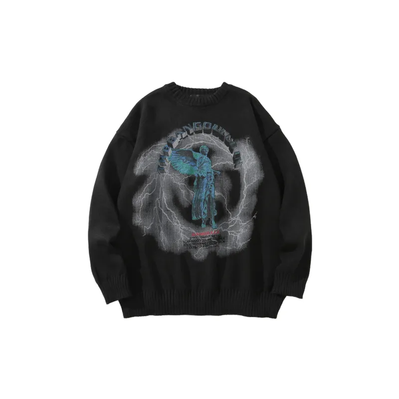 Retro Loose Sweater-2