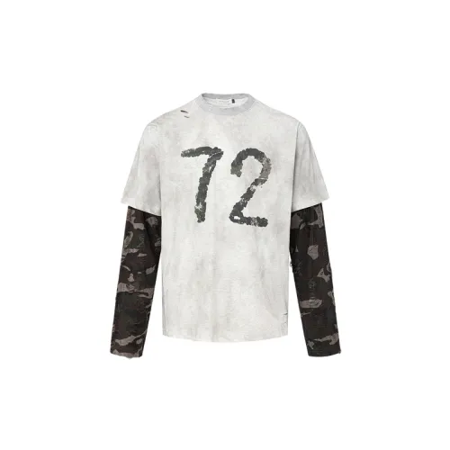 Casual Print Loose Long Sleeve T shirt