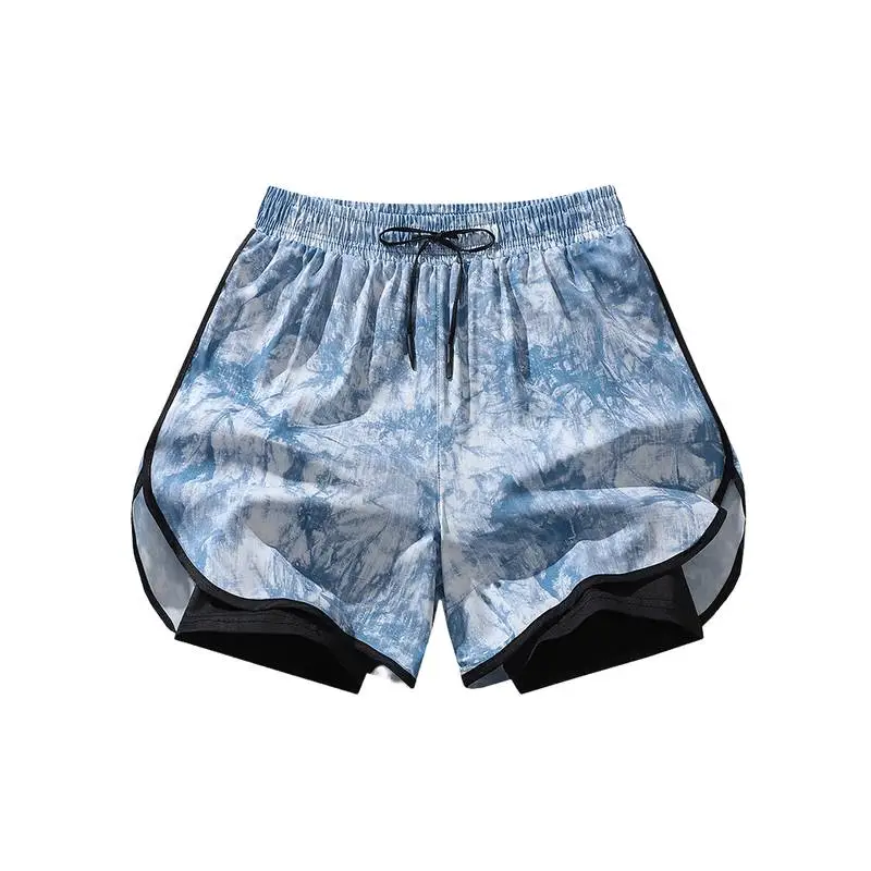 Simple All Over Print Sports Shorts-0