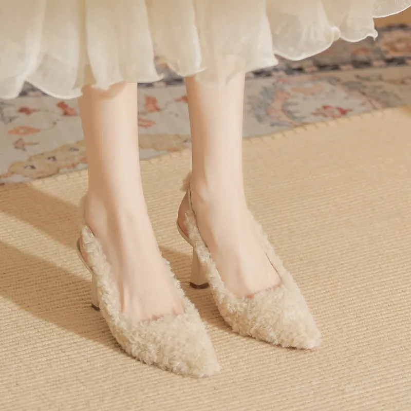 Fashionable Funky High Heels-4