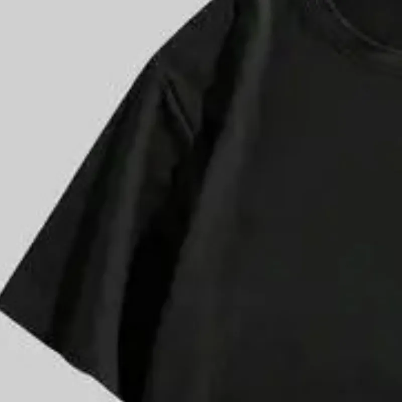 Casual Loose Cotton T Shirt-3