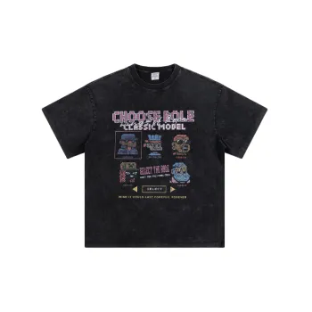 Retro Loose 100% Cotton T Shirt Unisex