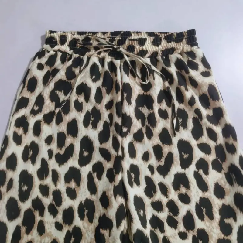 Fashionable Simple Polyester Casual Pants Women-2
