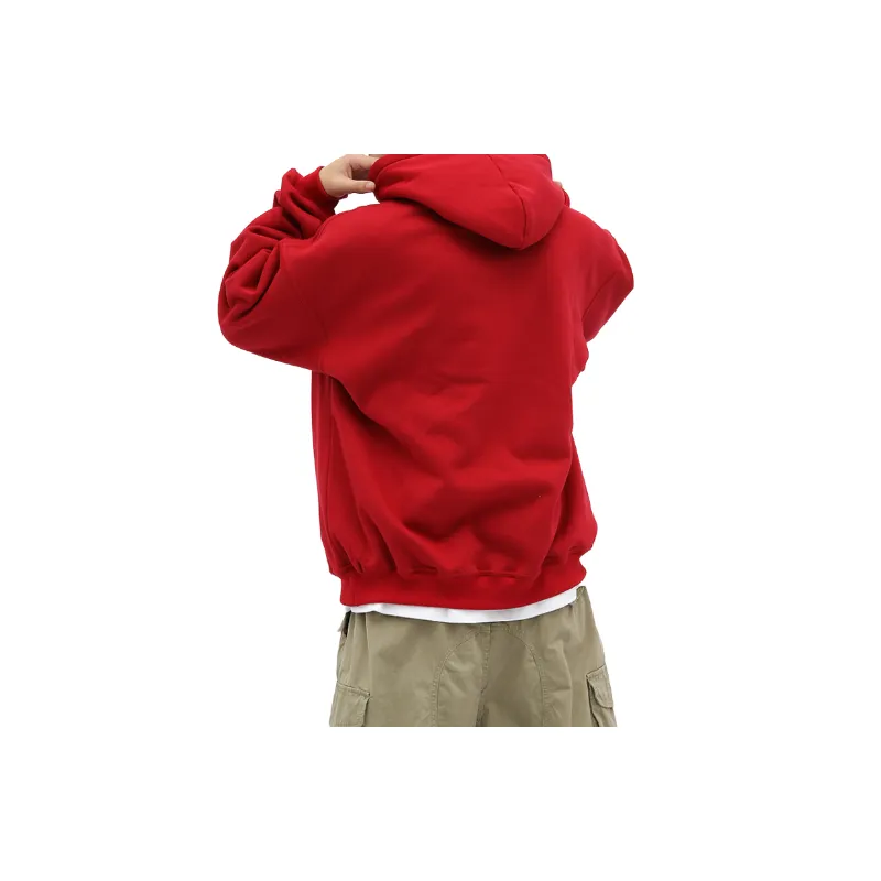 New Street Printing Loose Fleece Hoodie-7