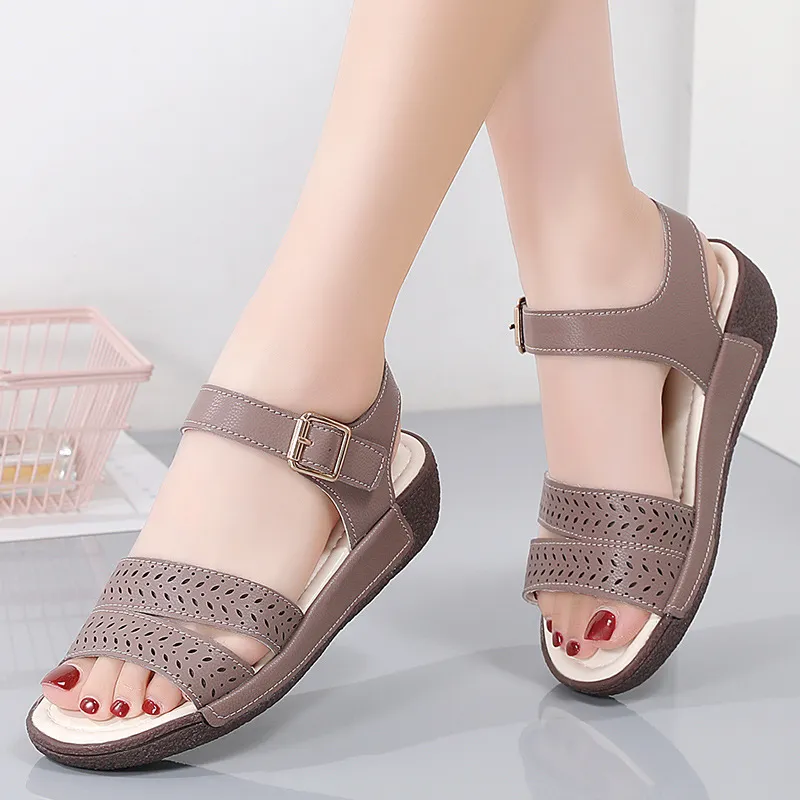 Fashionable Simple Roman Sandals-4