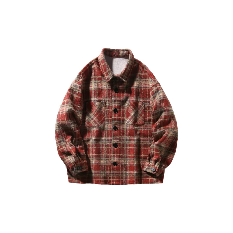 Trendy Plaid Jacket-4