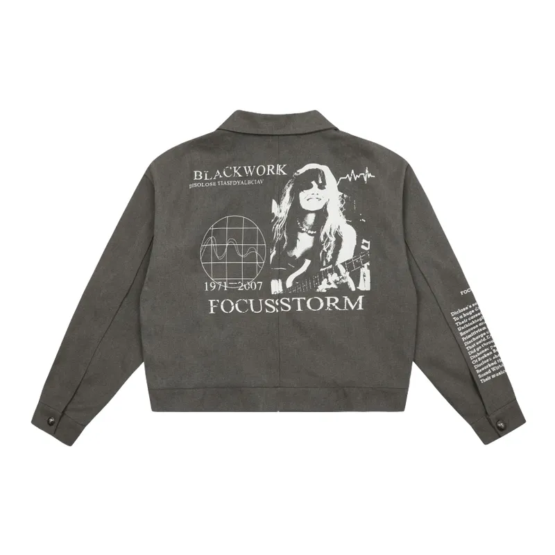 Casual Loose Cotton Jacket-1