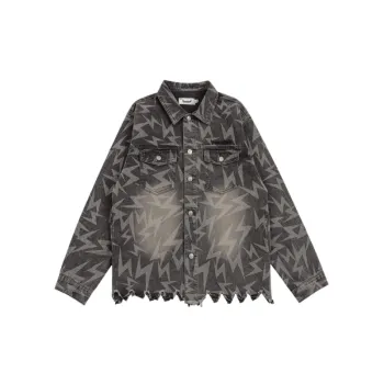 Retro High Street Washable Denim Jacket