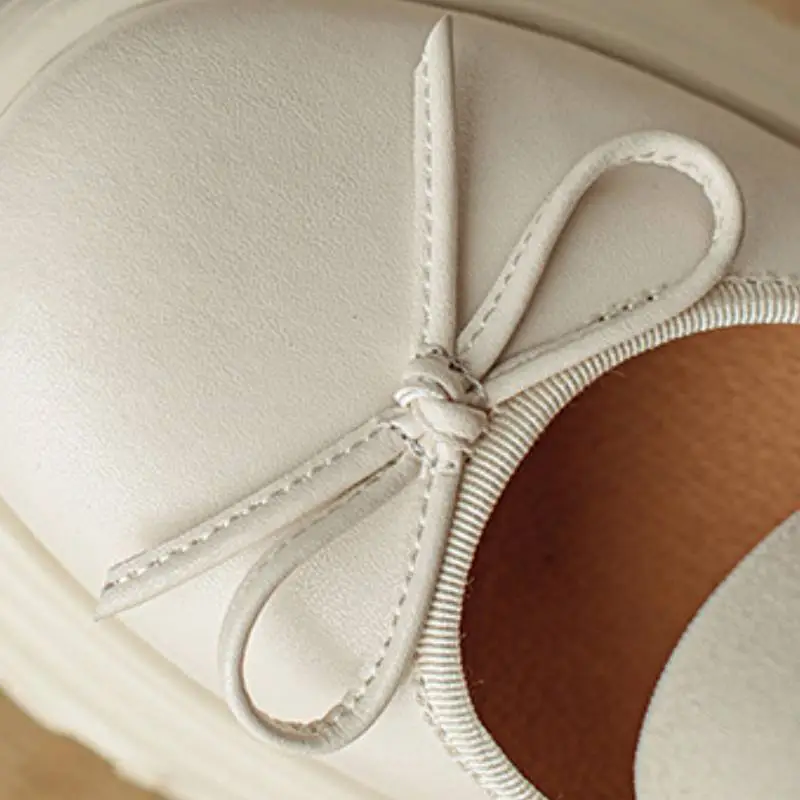 Fashionable Bow Mary Jane Shoes-3