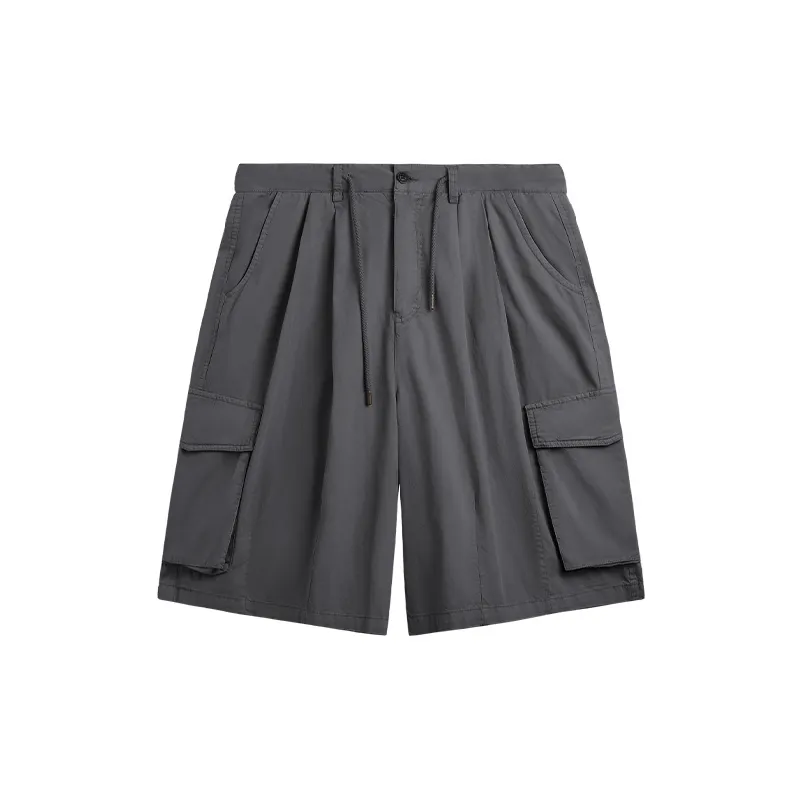 Simple Sporty Cotton Casual Shorts-10