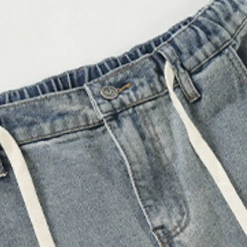 Straight Leg Casual Jeans-7