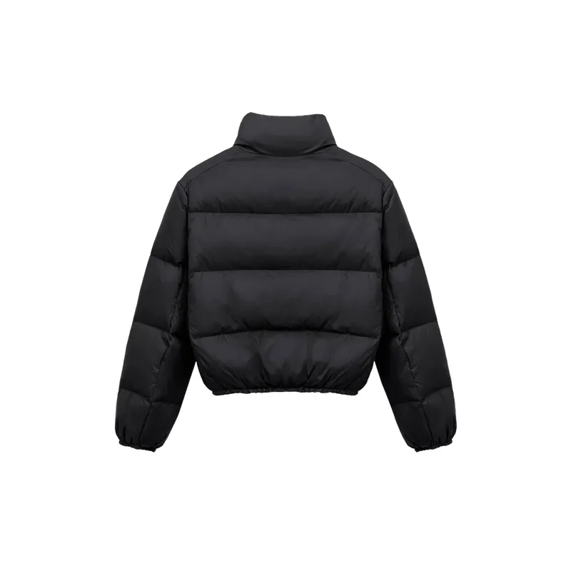 Plain Warming White Duck Down Jacket Women-3