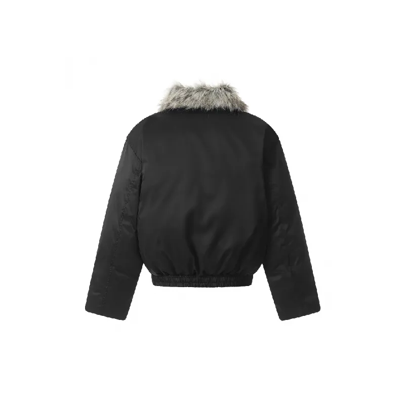 Retro Warming Loose Quilted Jacket-1