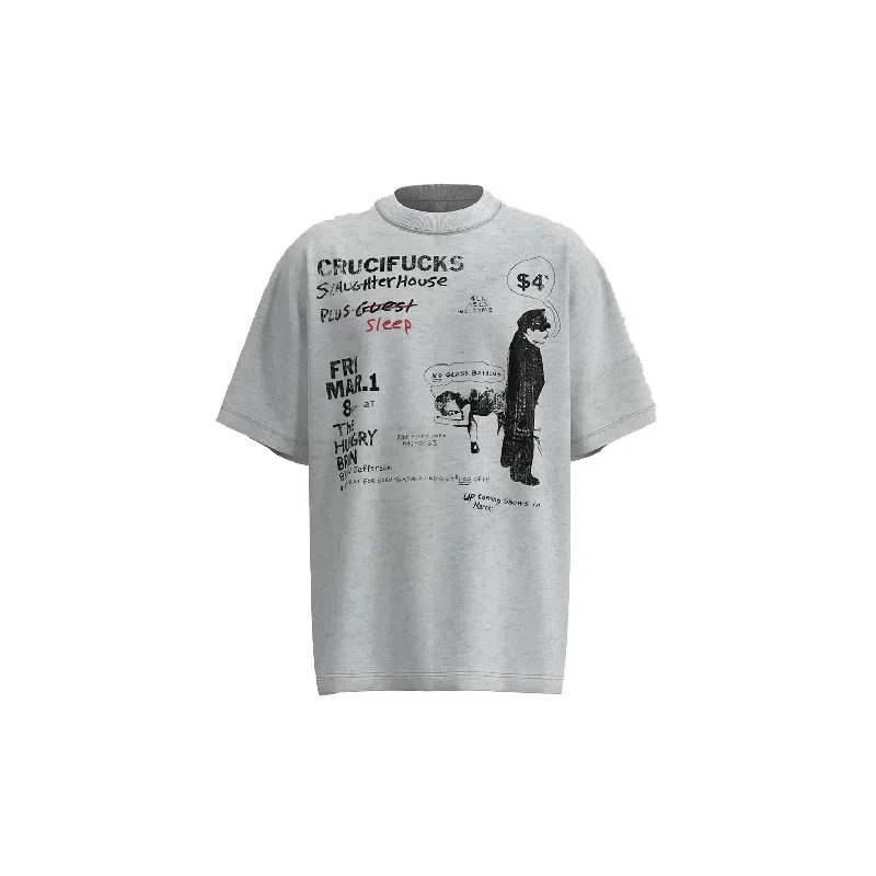 Casual Loose Combed Cotton T Shirt-4