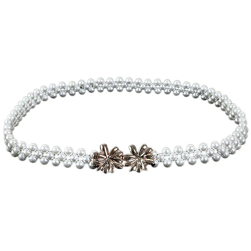 Fashionable Pearls Waist Chain