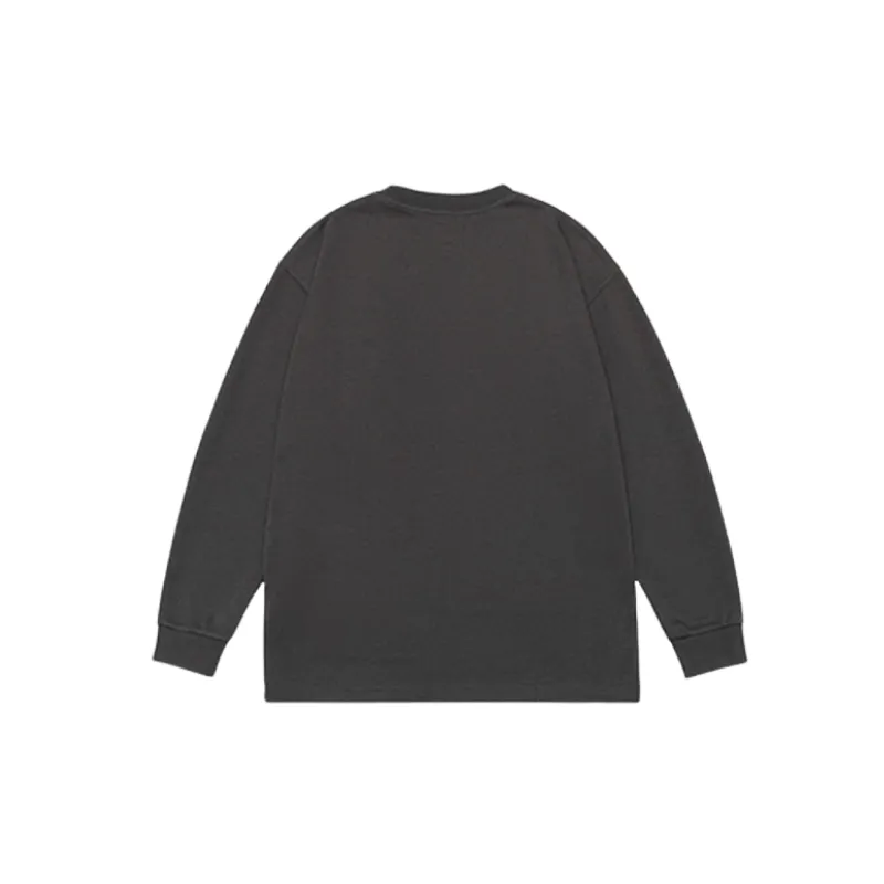 Casual Long Sleeve Blended Synthetic Fabrics T Shirt-1