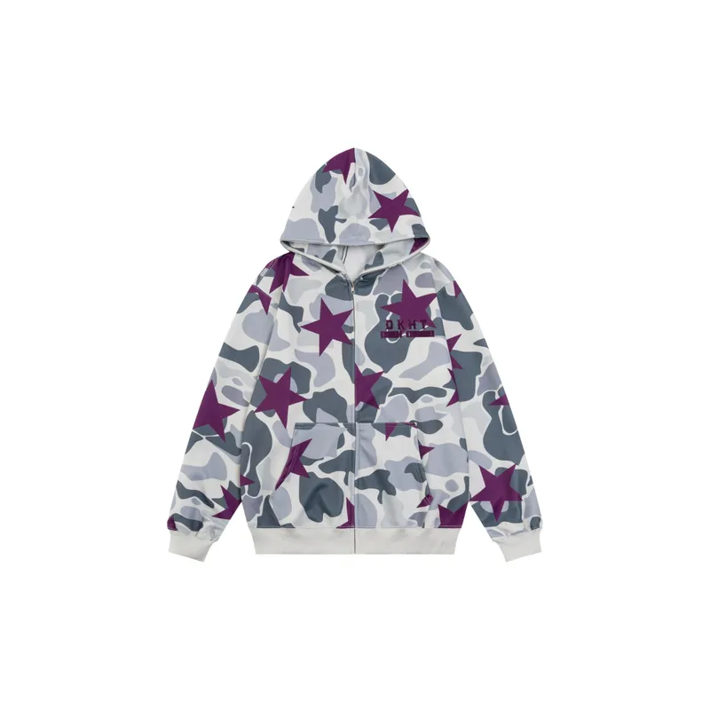 Fashionable Star Cotton Sweatshirt-0