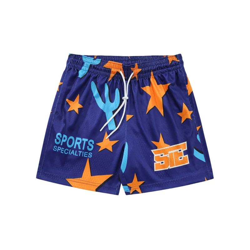 Tie Dye Retro Breathable Shorts-0